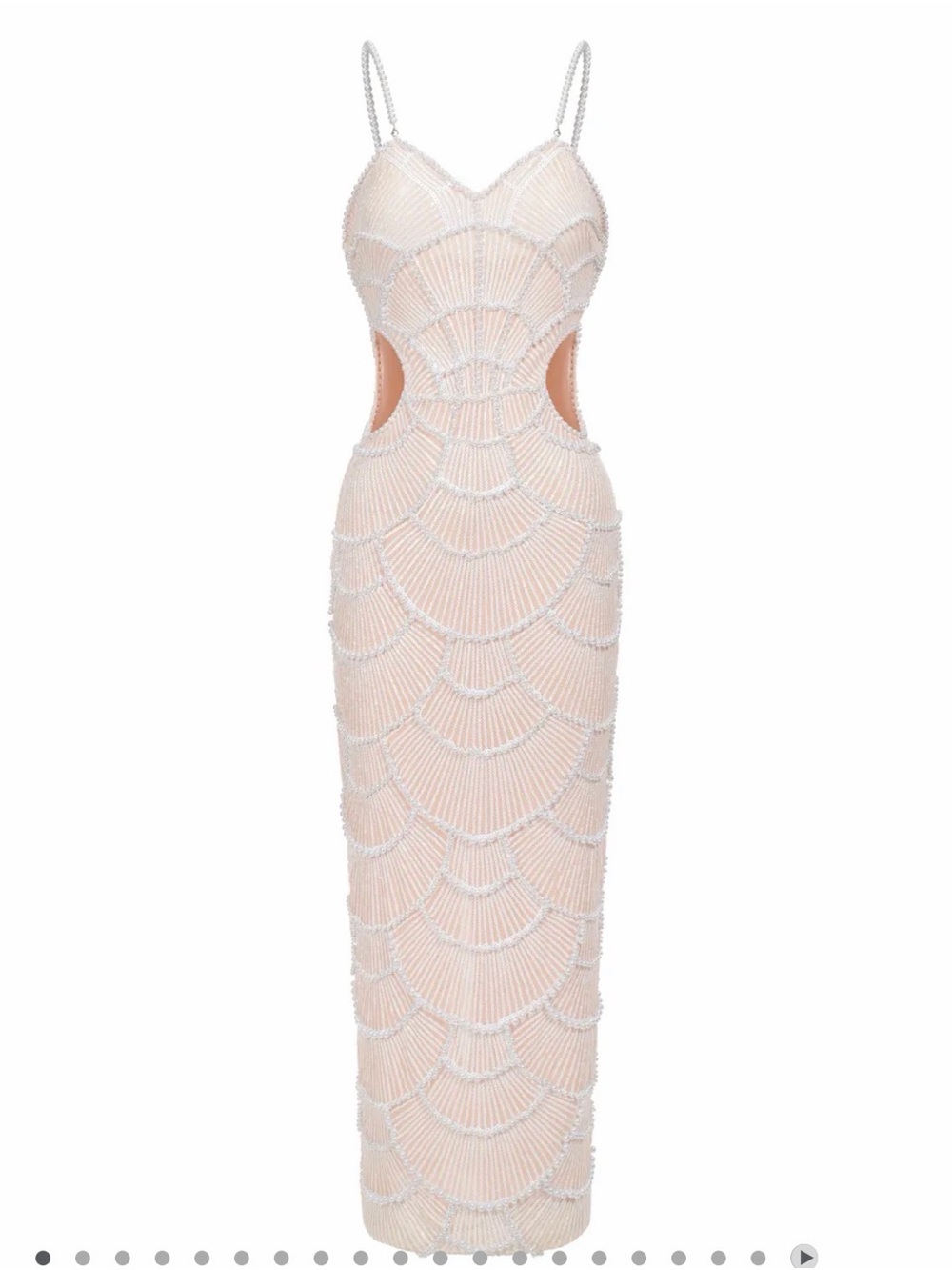 Teresa Pearl Sequin Midi Dress